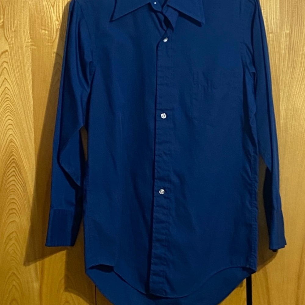 Men's Blue Dress Shirt